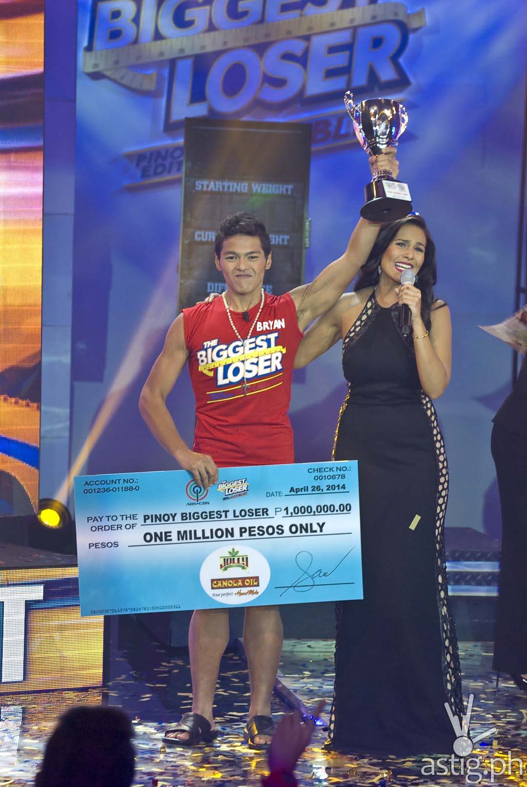 Pinoy Biggest Loser Bryan Castillo and Iza Calzado