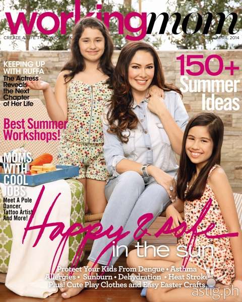 Working Mom magazine featuring Ruffa Gutierrez