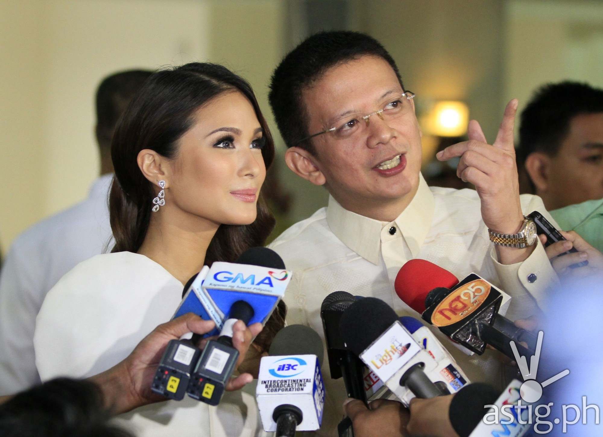 Senator Chiz Escudero and Heart Evangelista