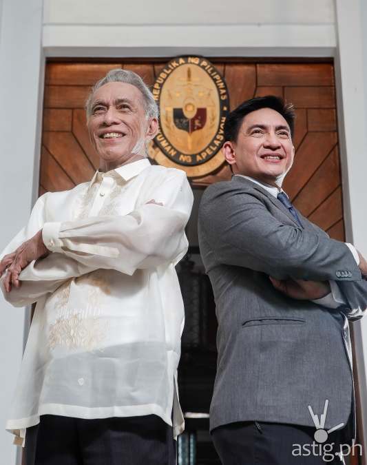 'Ipaglaban Mo' hosts Atty. Jose Sison and Jopet Sison