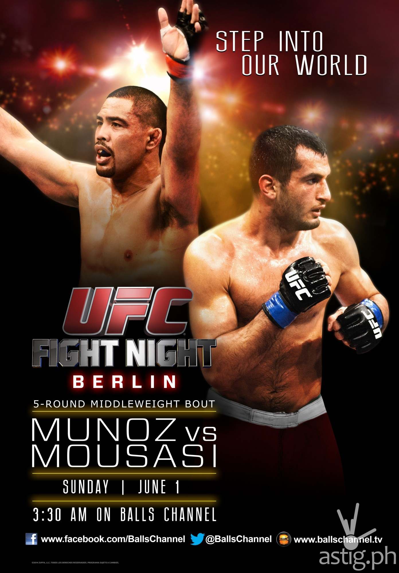 Mark Munoz vs Gerard Mousassi in UFC Fight Night