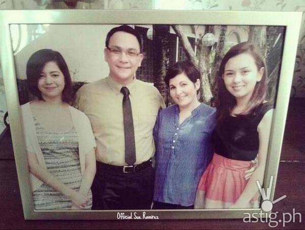 Ipaglaban Mo Ang Totoong Ako episode cast Sue Ramirez, Nonie Buencamino, Jackie Lou Blanco, & Beauty Gonzales (Photo courtesy of @SmileForSue on Twitter)