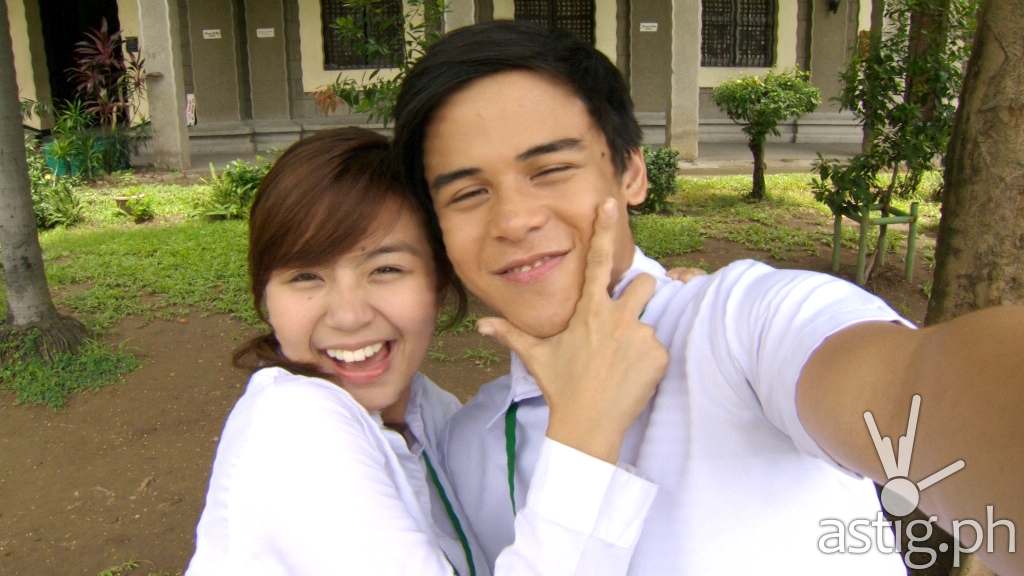 Miles Ocampo and Khalil Ramos
