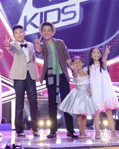 The Voice Kids Final 4 Darren, Juan Karlos, Lyca, Darlene