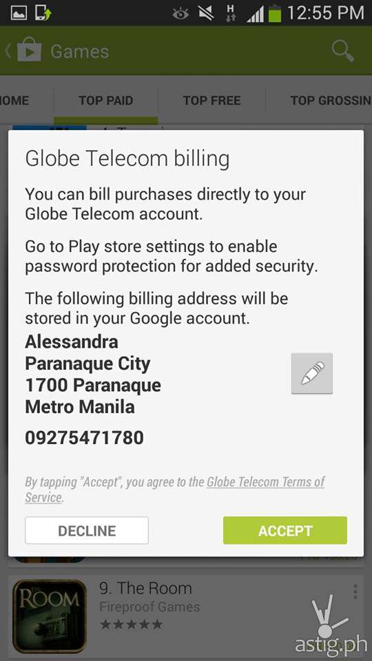 Step 4: Confirm and accept