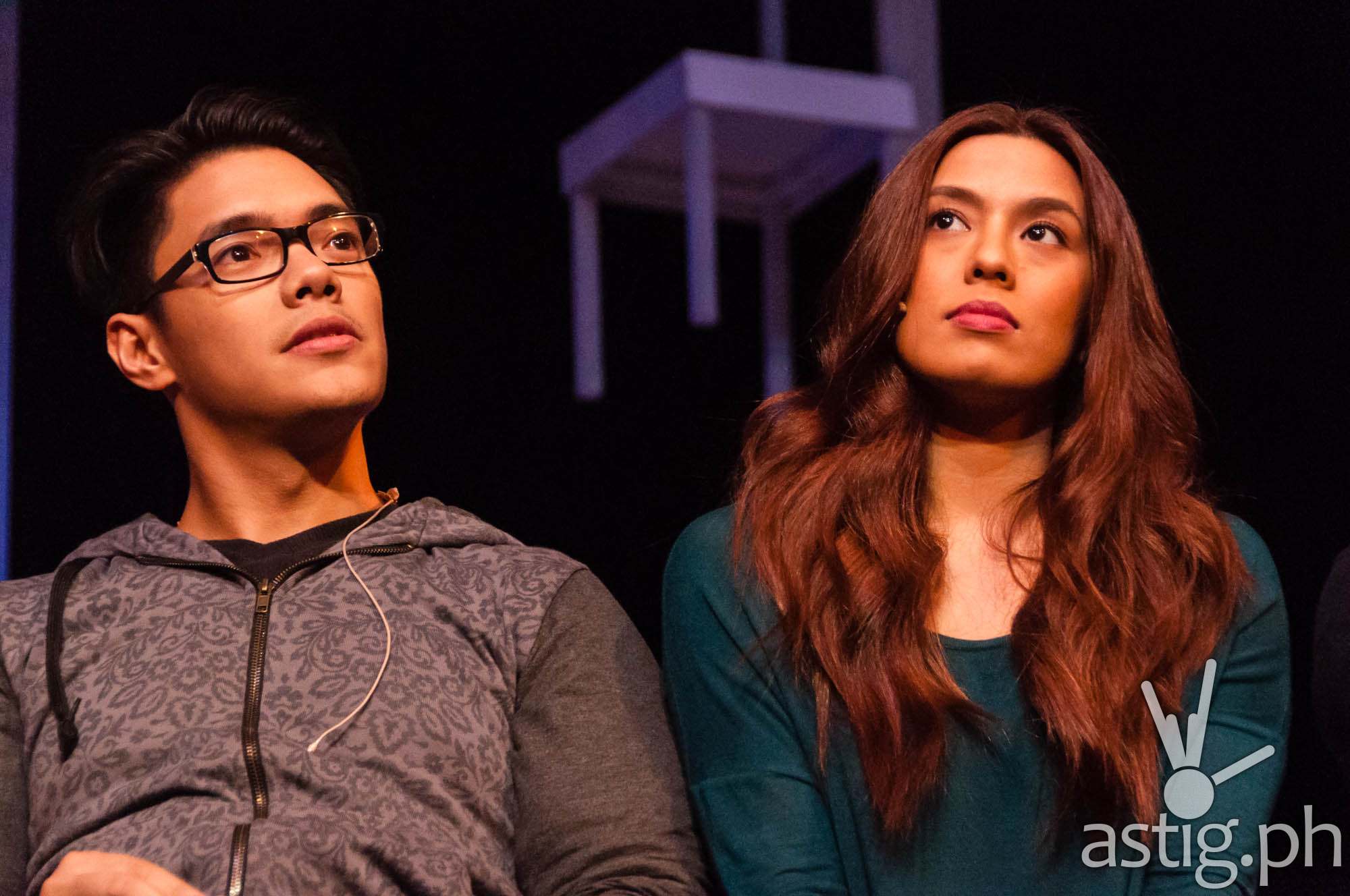 Nikki Gil and Joaquin Valdes in The Last 5 Years