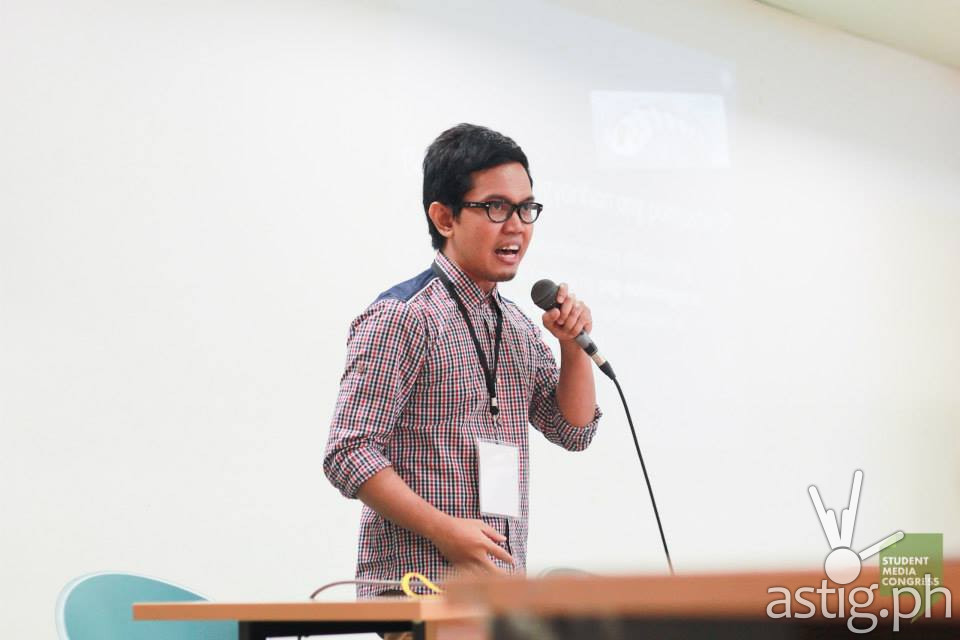 Egay Samar, professor of creative writing from Ateneo de Manila University
