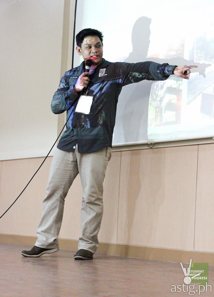 Francis Faulve, news reporter for ABS-CBN