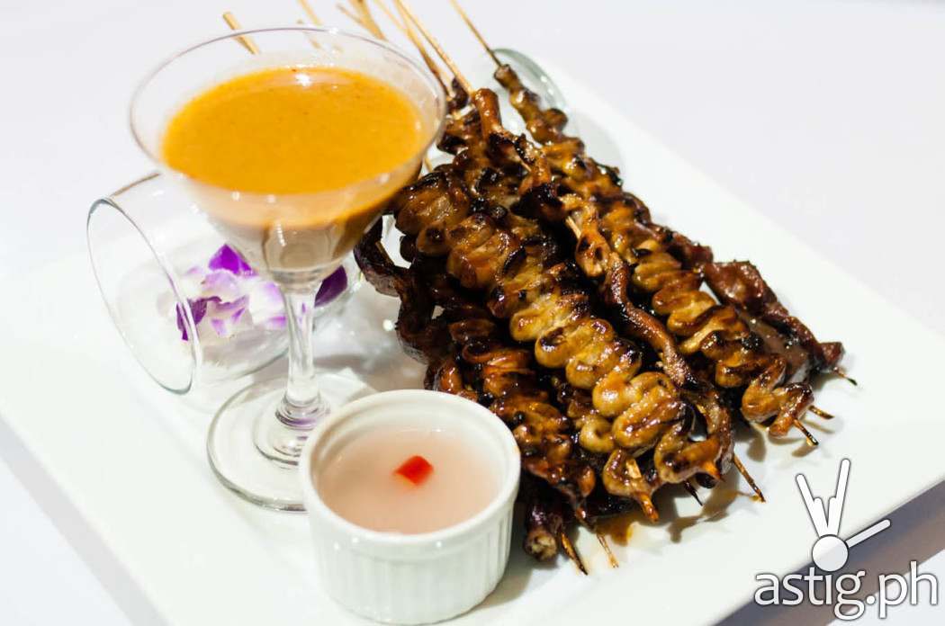 Assorted street style BBQ platter (185 PHP)