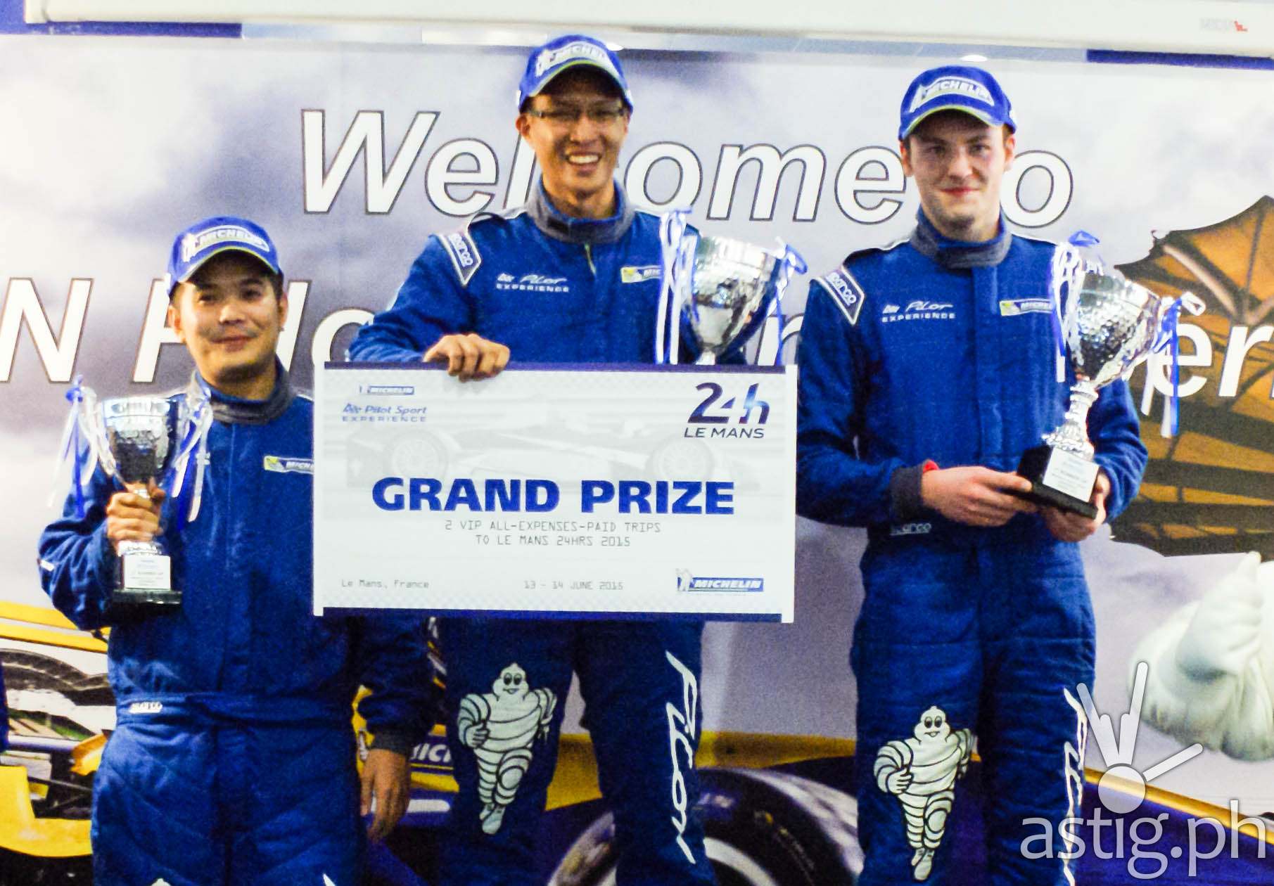 Ivan Isada, Mitchell Lukasz, Willy Vaniliy Teo winners of MICHELIN Pilot Sport Experience