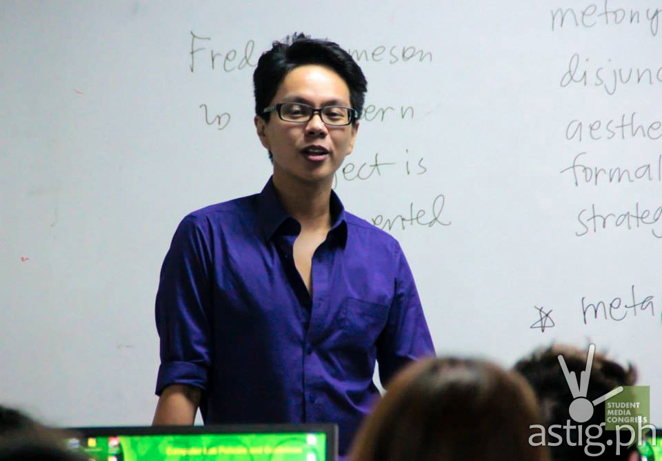 Mark Anthony Cayanan, associate editor of Kritika Kultura