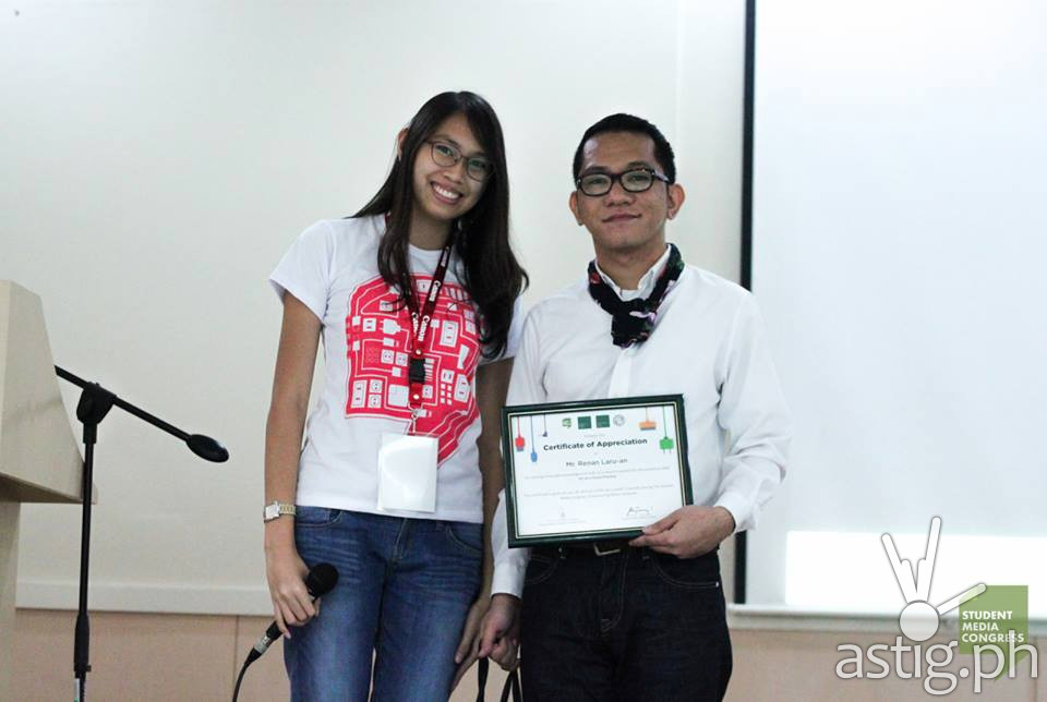 Renan Laru-an talked about how people perceive art