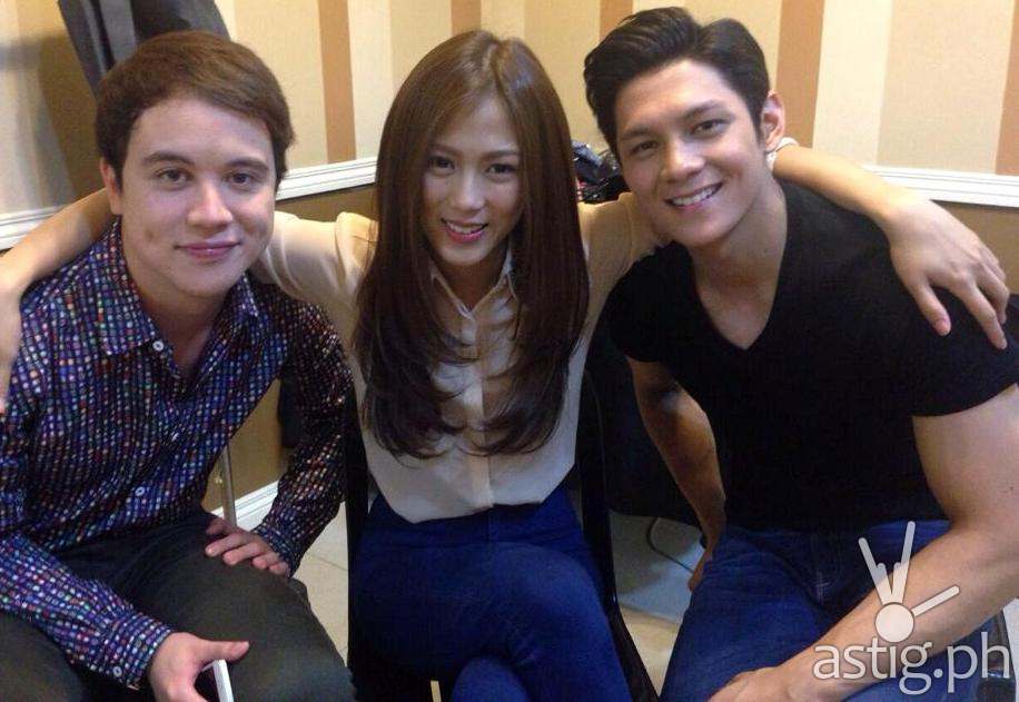 Alex Gonzaga with Arjo Atayde and Joseph Marco