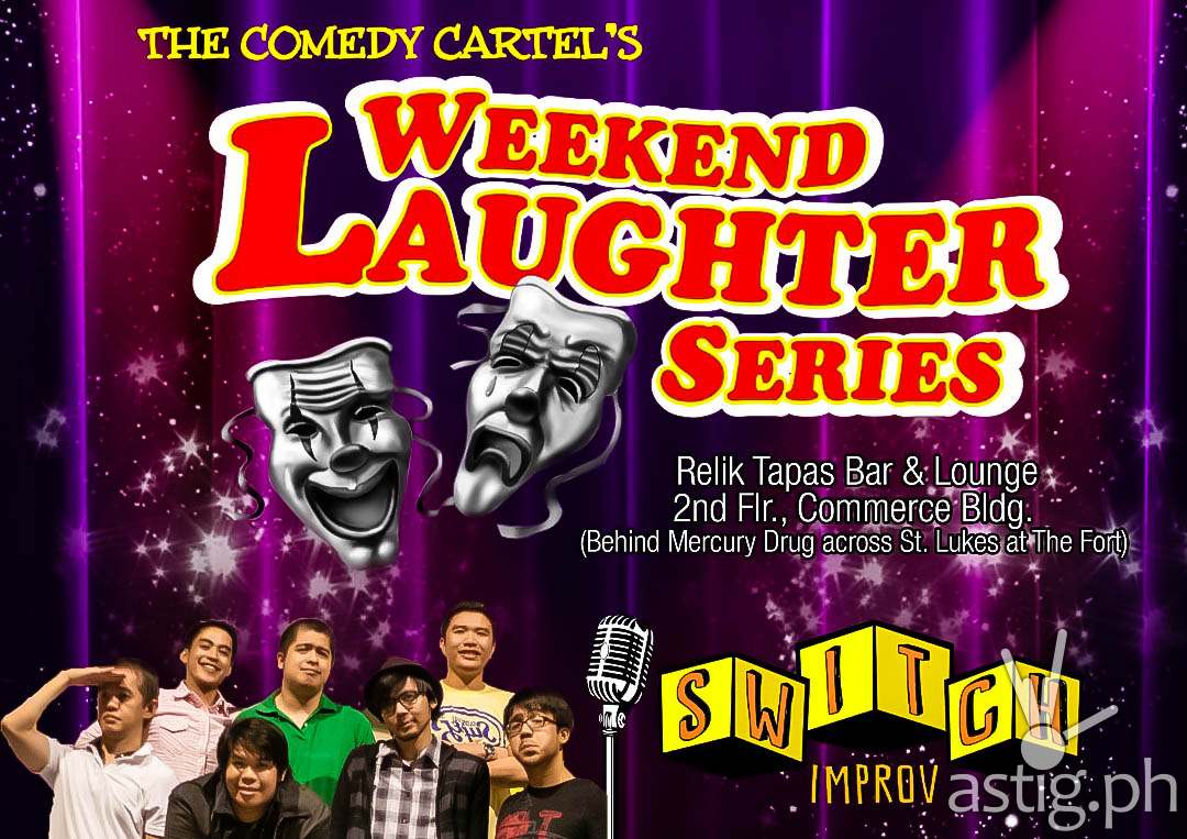 Comedy Cartel Weekend Laughter Series Relik Tapas Bar & Lounge