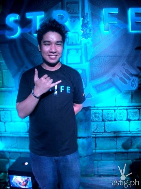 Gian Adriano, Strife product manager Level Up! Games