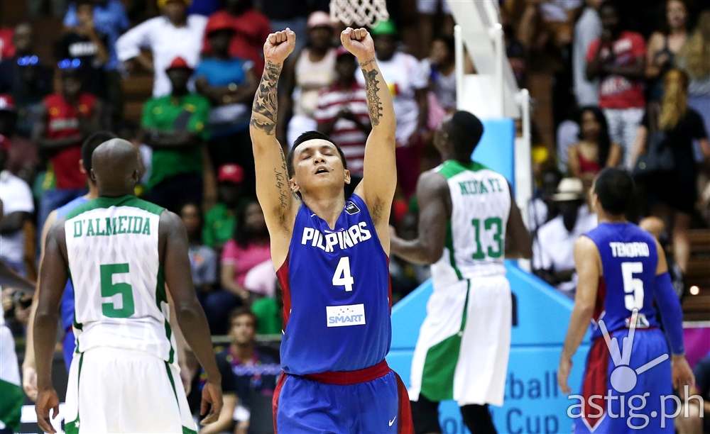 Jimmy Alapag celebrates the victory against Senegal at the 2014 FIBA Basketball World Cup (photo: FIBA.COM)