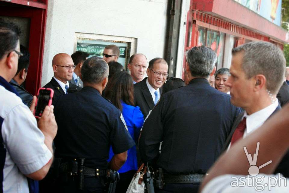 President Benigno Aquino PNoy Noynoy McDonald's Haight San Francisco