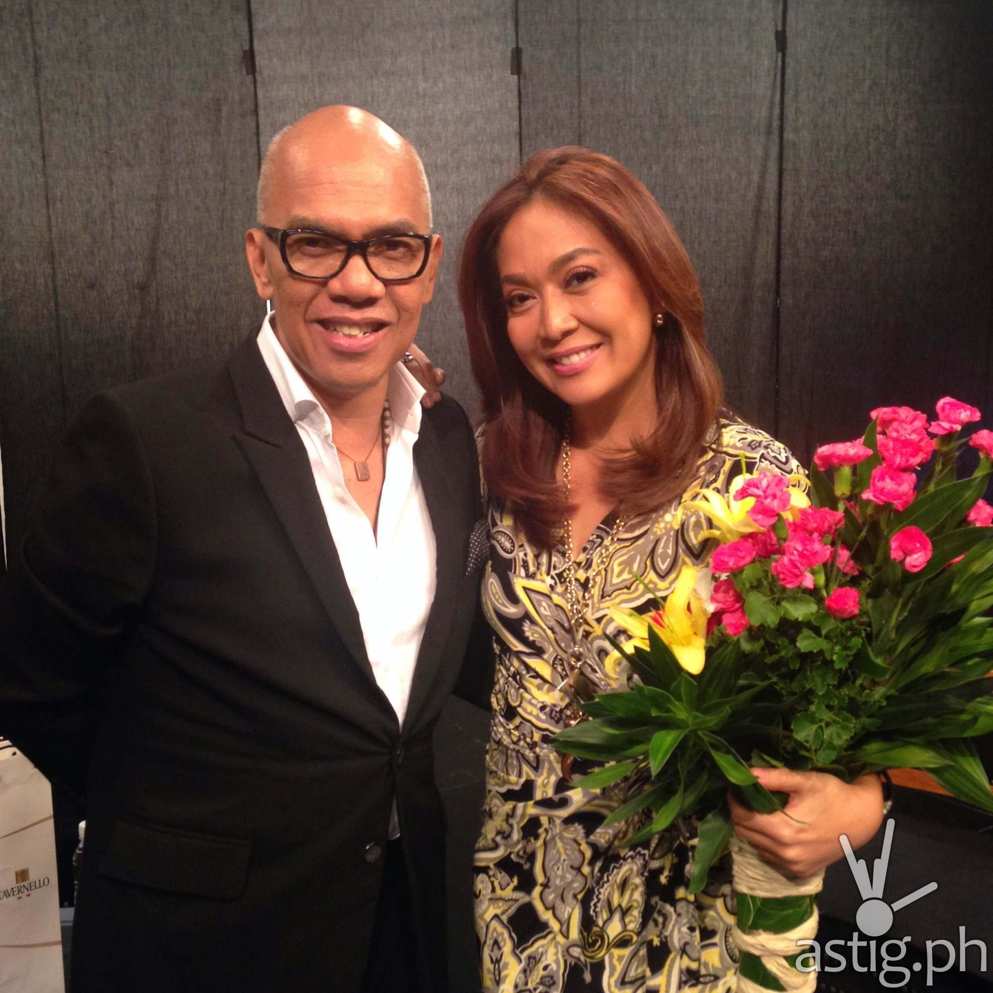 Boy Abunda with Karen Davila on The Bottomline