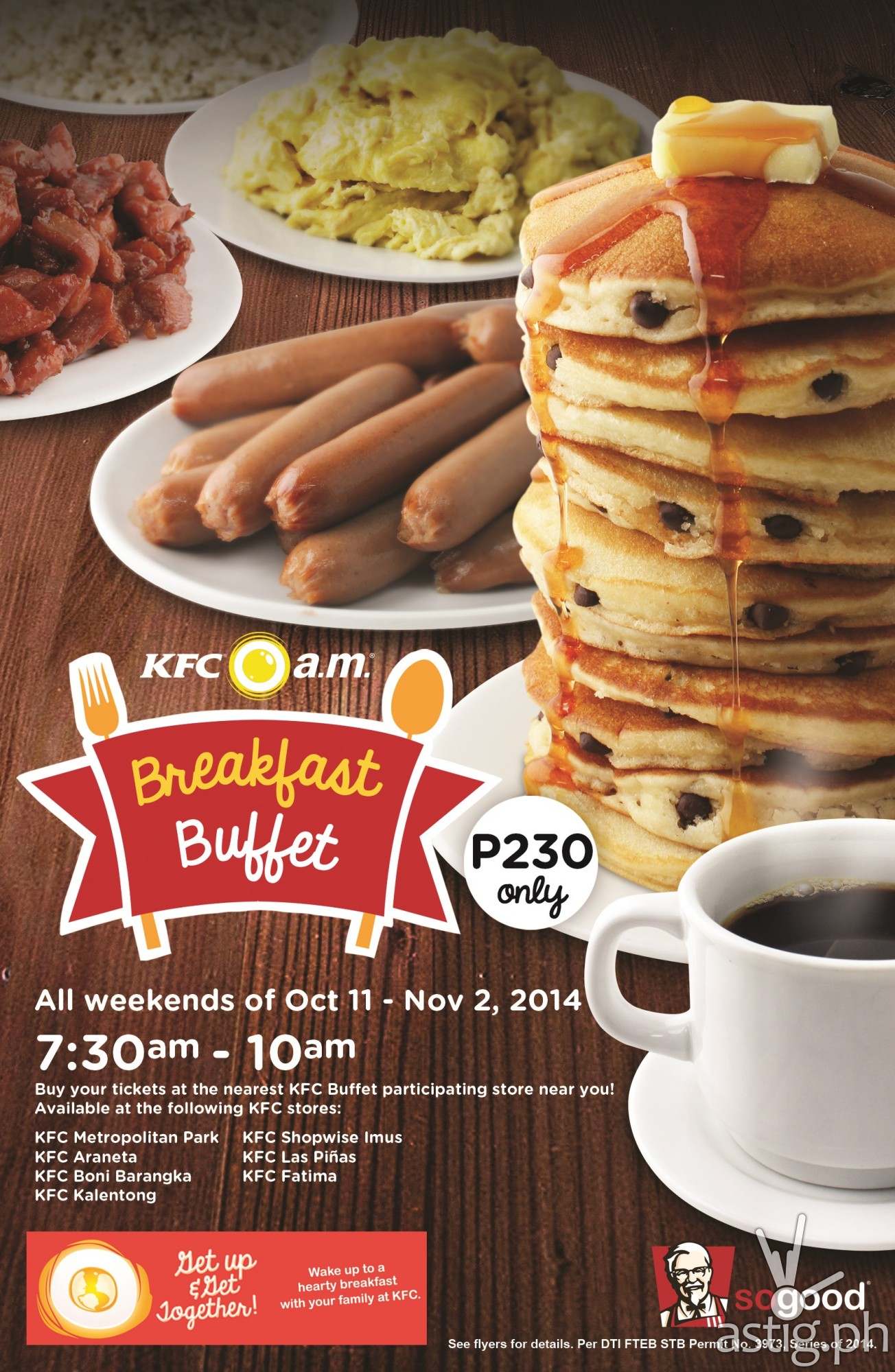 KFC Breakfast Buffet Flyer