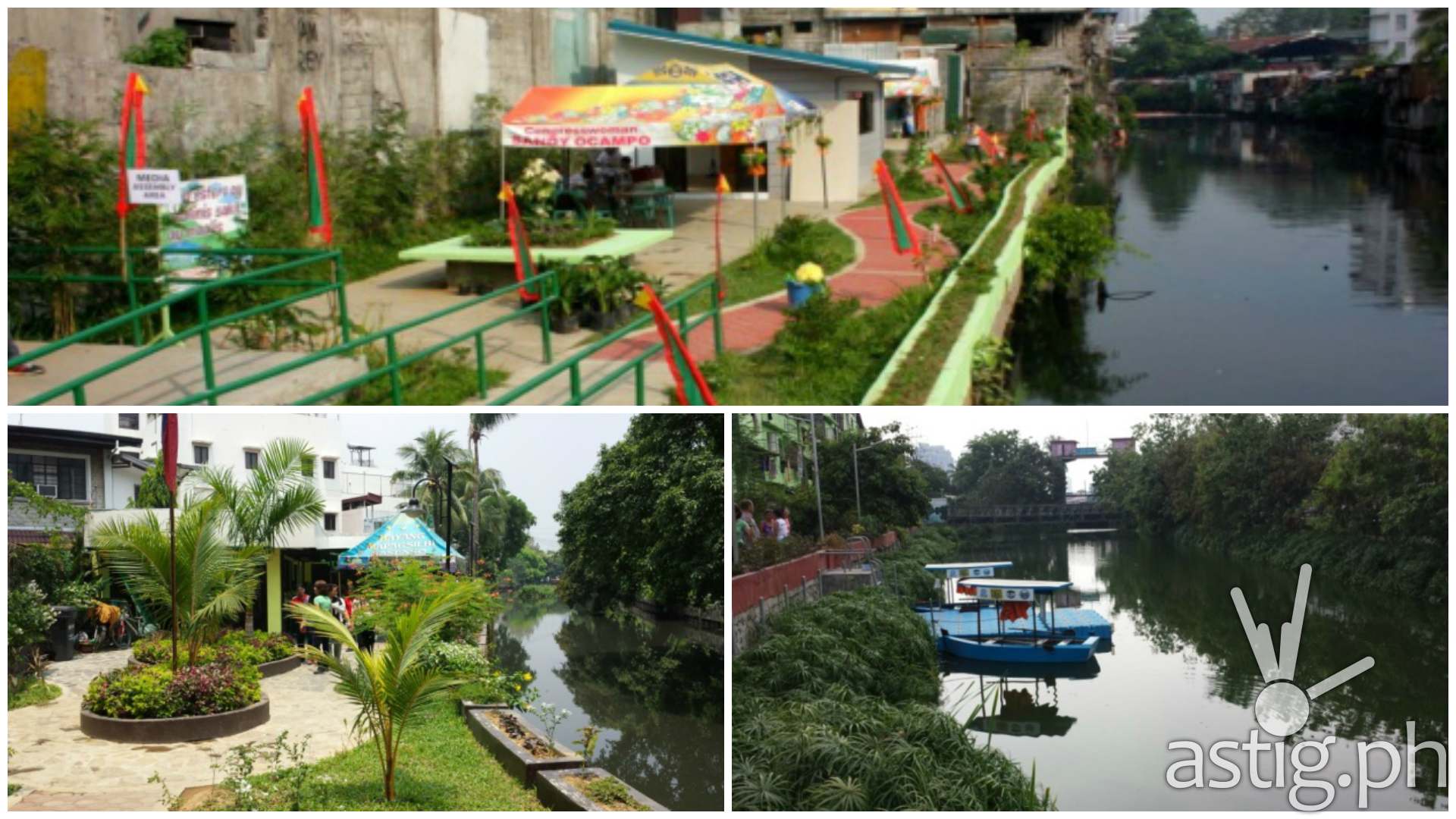 Floodless Esteros in Manila that remained untouched by typhoon Mario