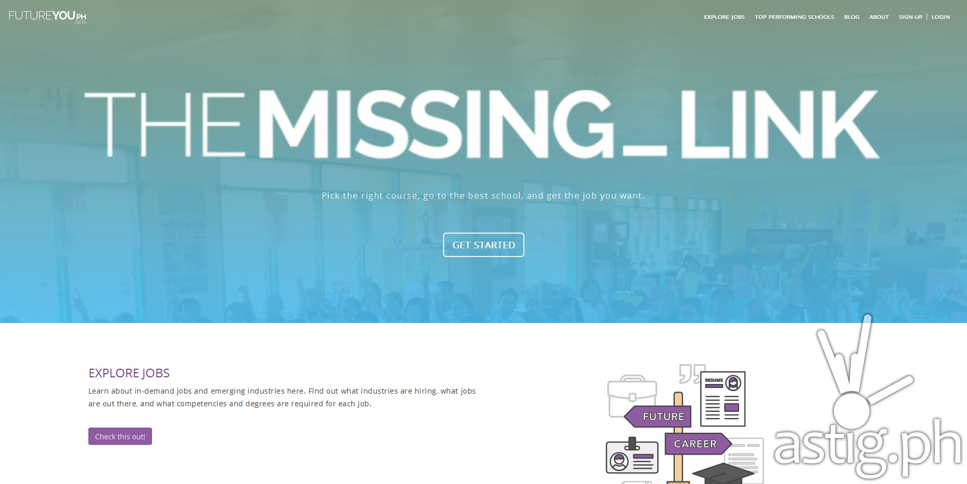 FutureYou.ph homepage