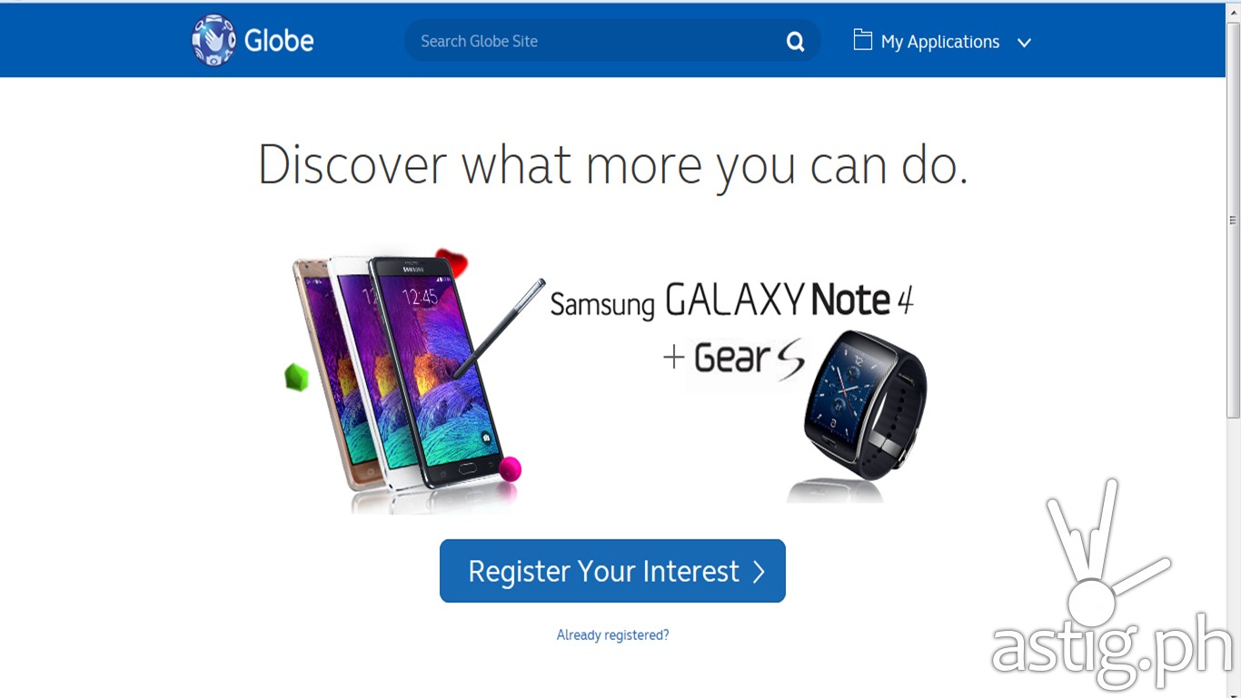 Samsung Galaxy Note 4 Portal by Globe Telecom