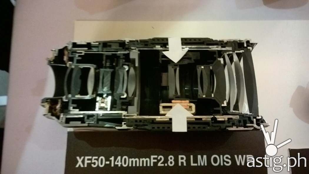 What's inside the Fujinon XF50-140mm F2.8 lens?