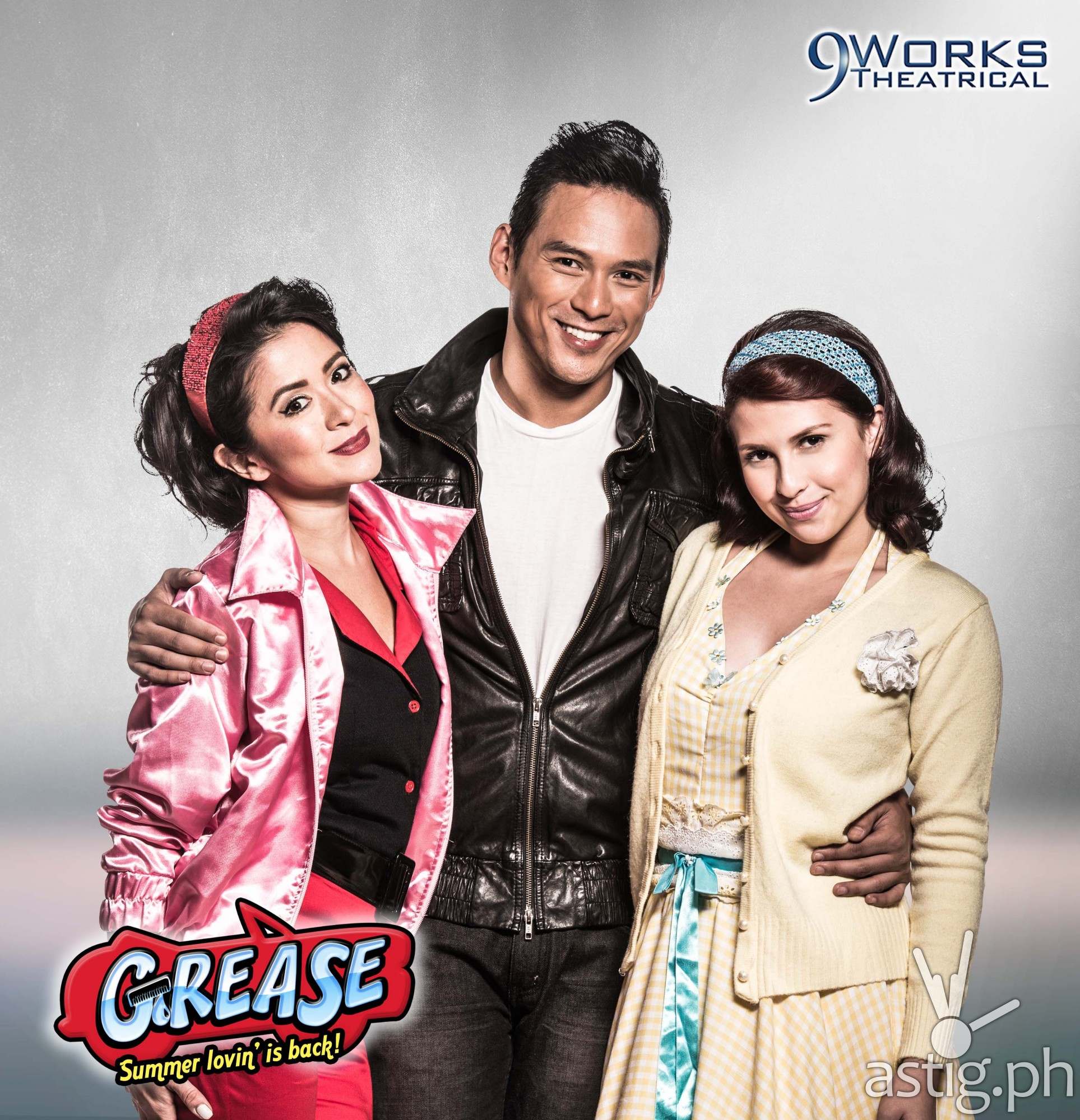 Danny, Sandy & Rizzo (Guji Lorenzana, Tippy Dos Santos & Antoinette Taus) photo