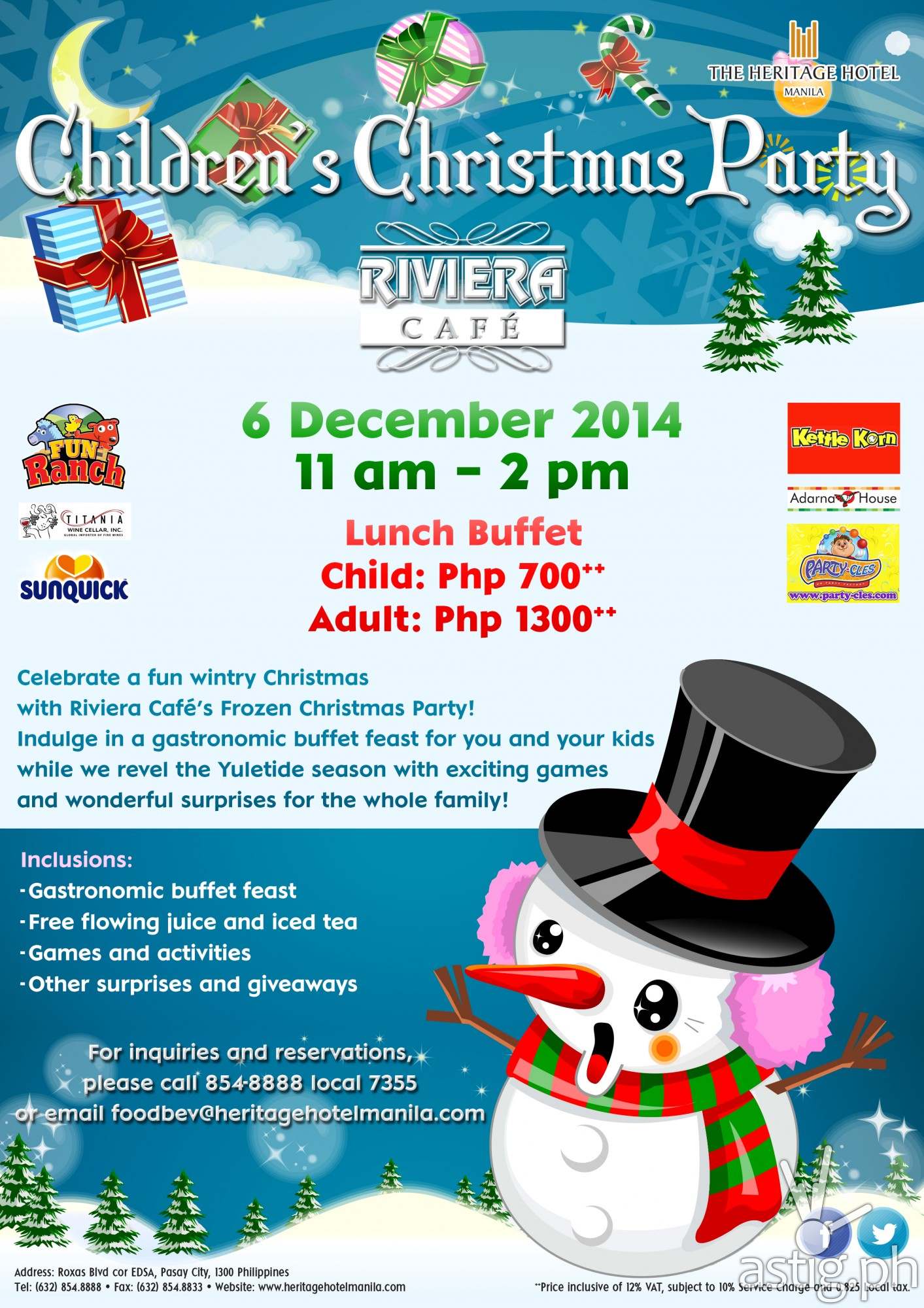 FROSTY CHRISTMAS CELEBRATION at THHM