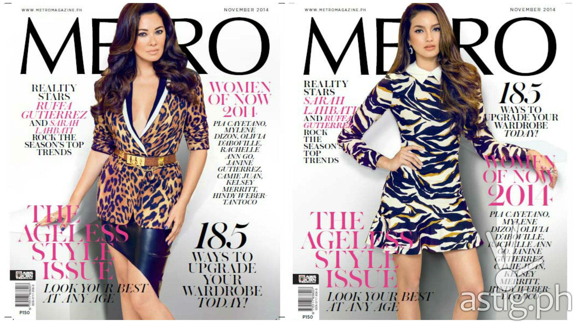 Ruffa Gutierrrez Sarah Lahbati Metro November 2014