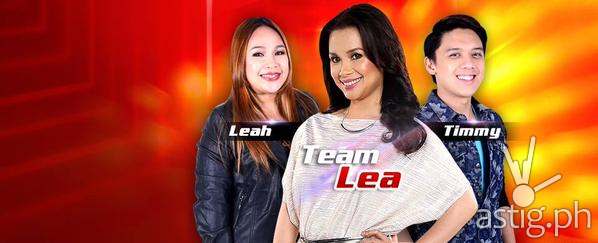 Team Lea's top 2 artists Lea Patricio and Timmy Pavino