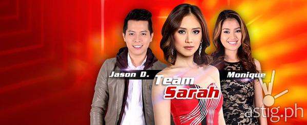 Team Sarah's top 2 artists Jason Dy and MOnique Lualhati