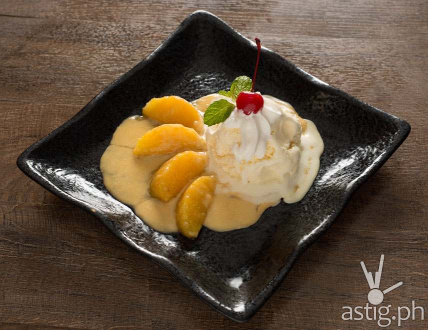 From Feb 12-15, get a free Orange Flambé vanilla ice cream for minimum purchase of P1,500 at Akira