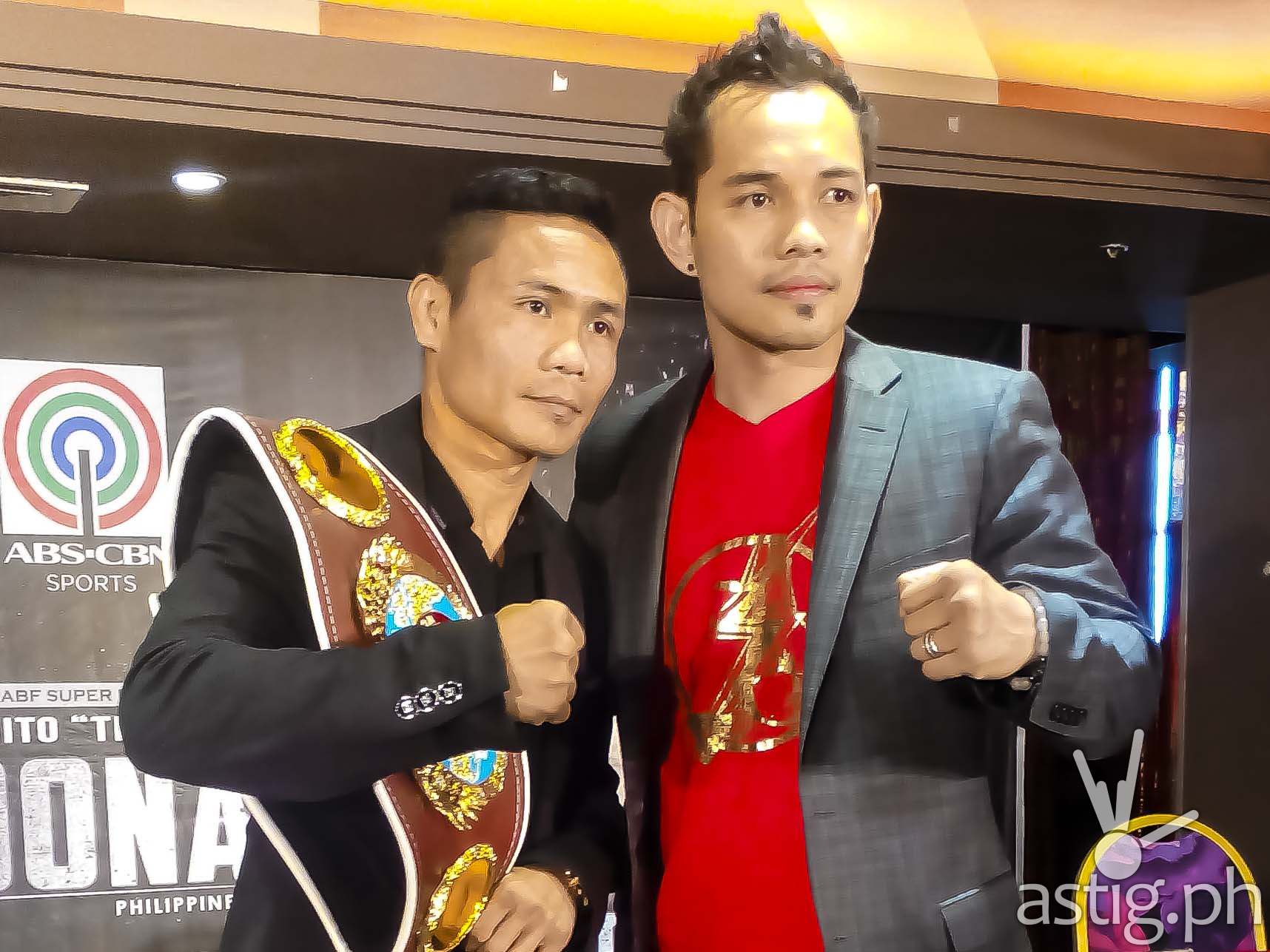 Donnie Nietes and Nonito Donaire Jr
