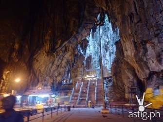 Inside the Batu cave