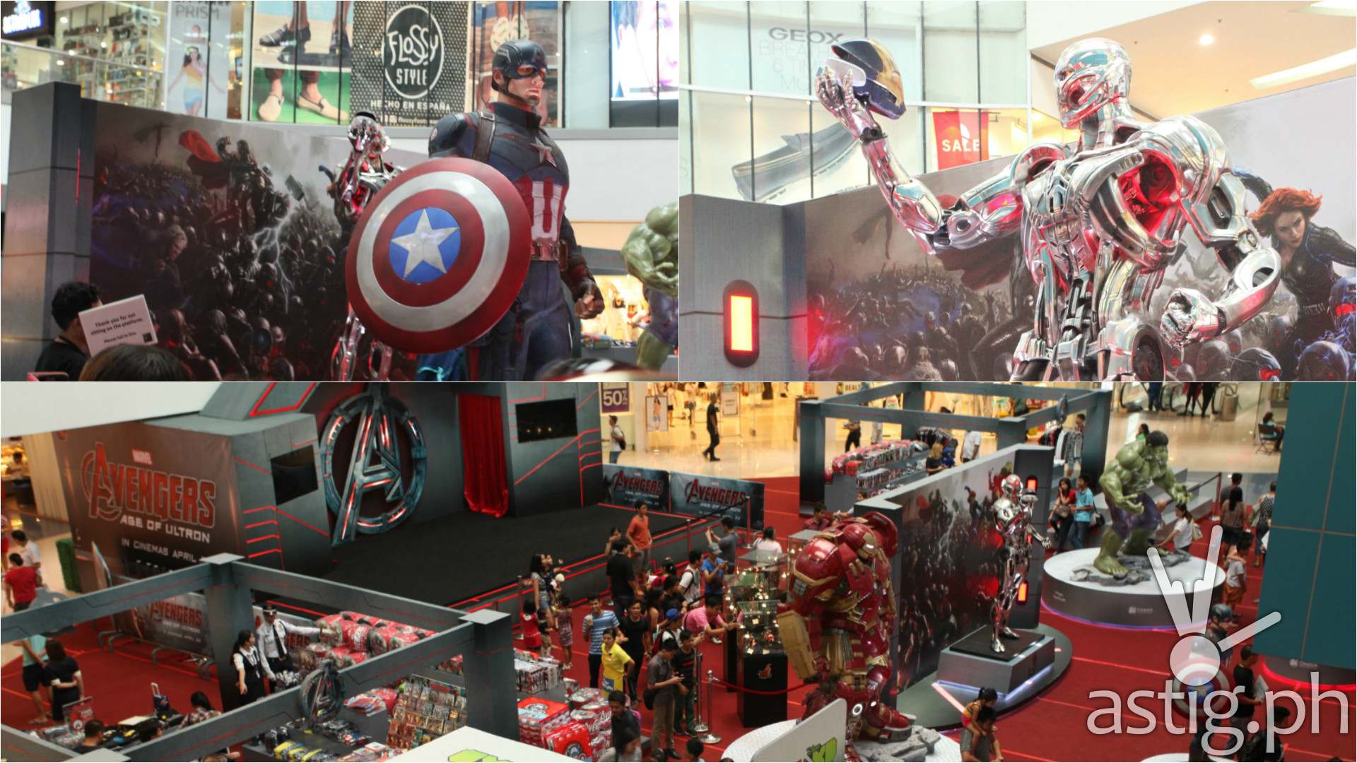 Avengers Age of Ultron exhibit Filbar's SM North EDSA