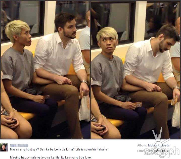 Facebook post showing Naparuj Mond Kaendi and boyfriend Thorsten Mid