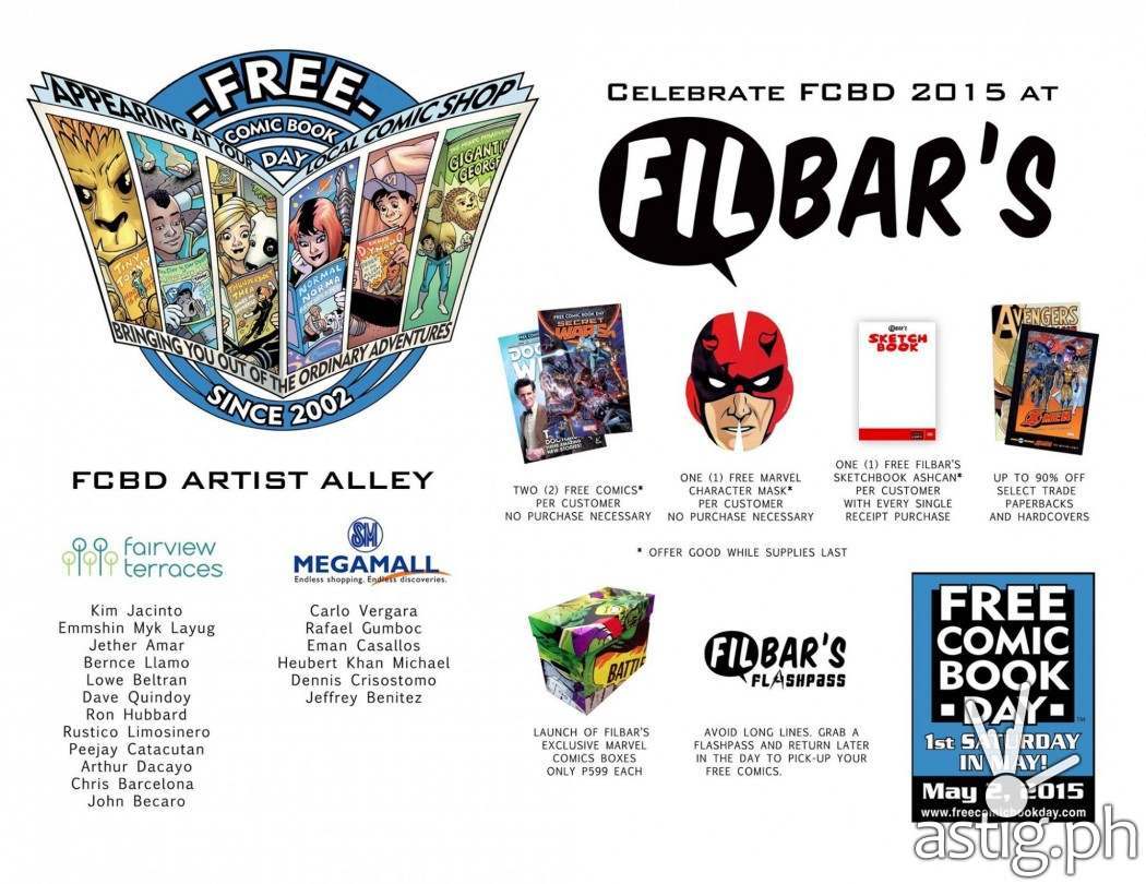 Filbar's Free Comic Book Day 2015 FCBD