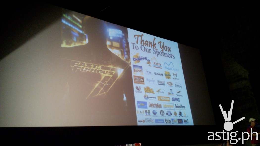 Fast & Furious 7 special blocked screening at SM Megamall