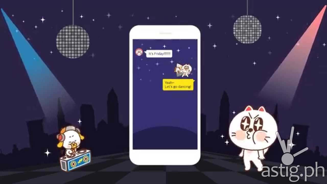 KakaoTalk Action-con emoticons