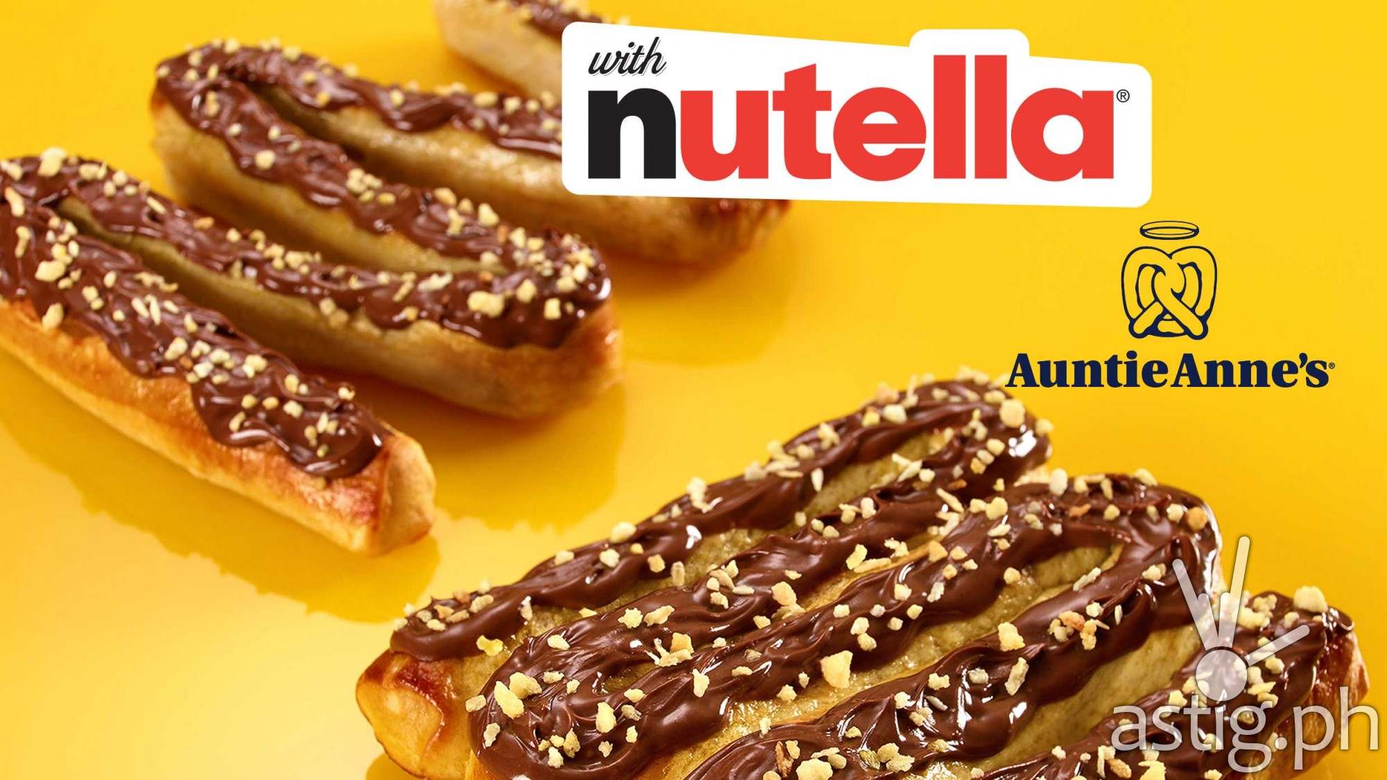 Auntie Anne's Nutella pretzel