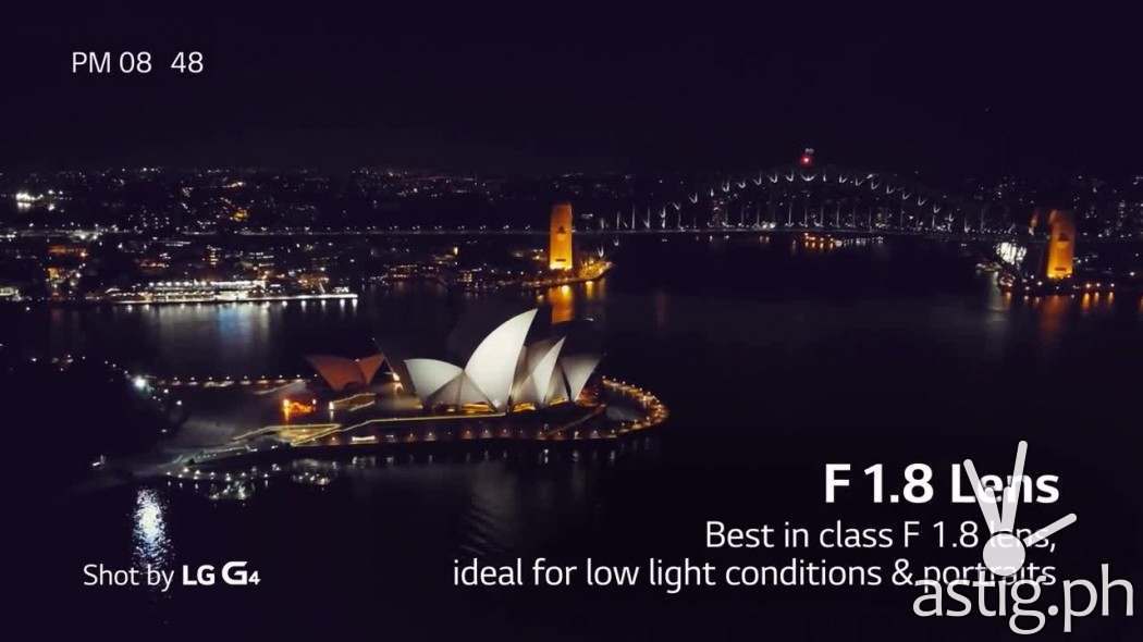 LG G4 F 1.8 lens