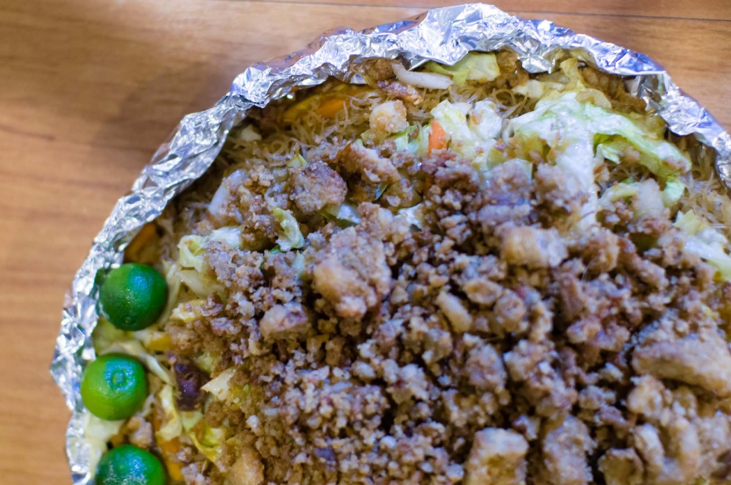 Pancit Bihon (PHP 80) at Three Sisters' Restaurant of Pasig