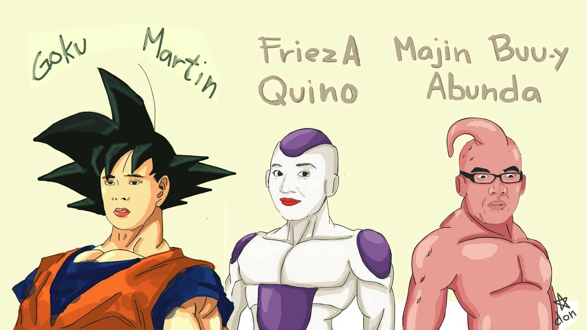 Goku Martin FriezA Quino Majin Buu-y Abunda
