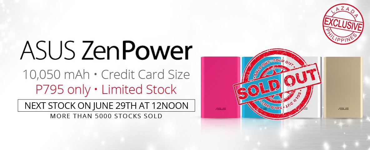 ASUS ZenPower Lazada sale