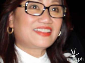 Ms. Olivia Lamasan during the red carpet premiere. 