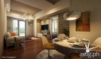 Living and dining area