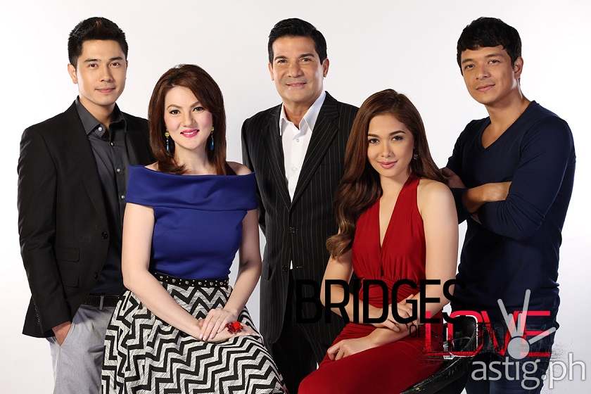 Bridges of Love_Jericho-Rosales-Paulo-Avelino-and-Maja-Salvador-with-Edu-Manzano-and-Carmina-Villarroe