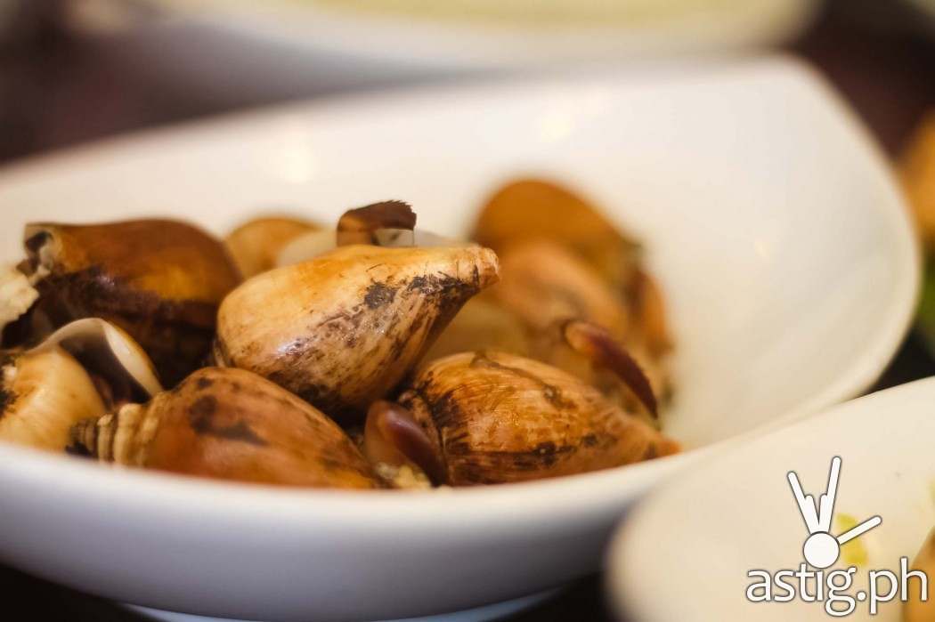 In Ocho, you can grab some bukawil, Leyte's own sea snail. You can have it cooked with butter garlic, with coconut milk, or simply steamed