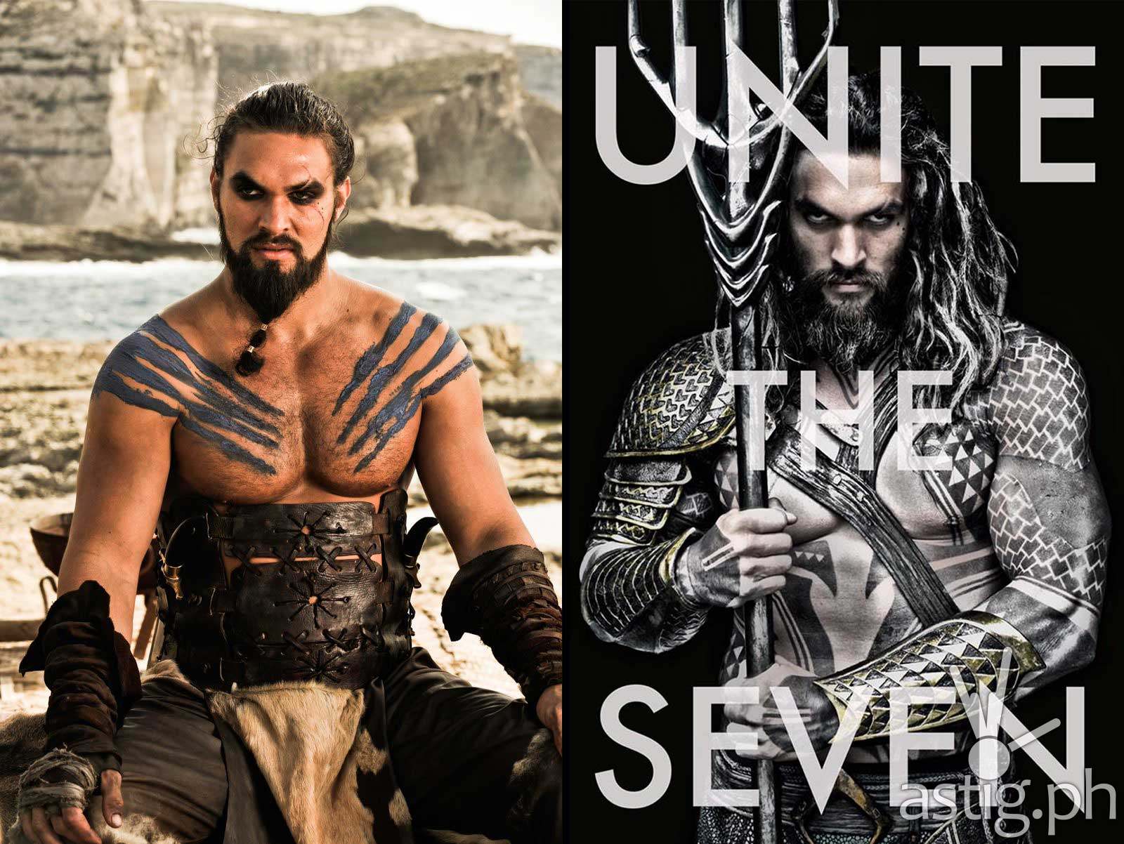 Jason Momoa Aquaman Khal Drogo Game of Thrones